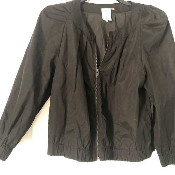 Black Zip Up - Picture 2 of 4